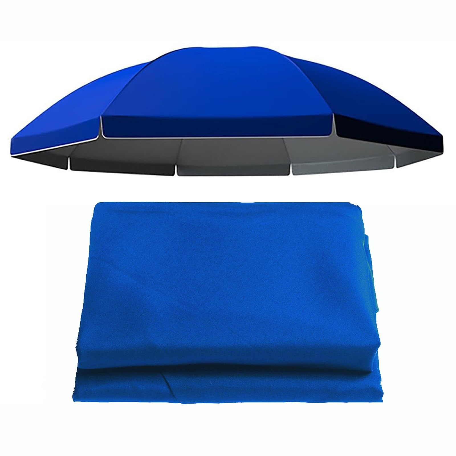 Replacement Umbrella Canopy, Round Patio Umbrella Replacement Canopy, Replacement Parasol Garden Patio Umbrella Fabric Canopy Cover 8 Ribs for Outdoor Shade 2.2m/2.40m/2.6m/2.8m/3.0m/3.2.0m(Thickness: