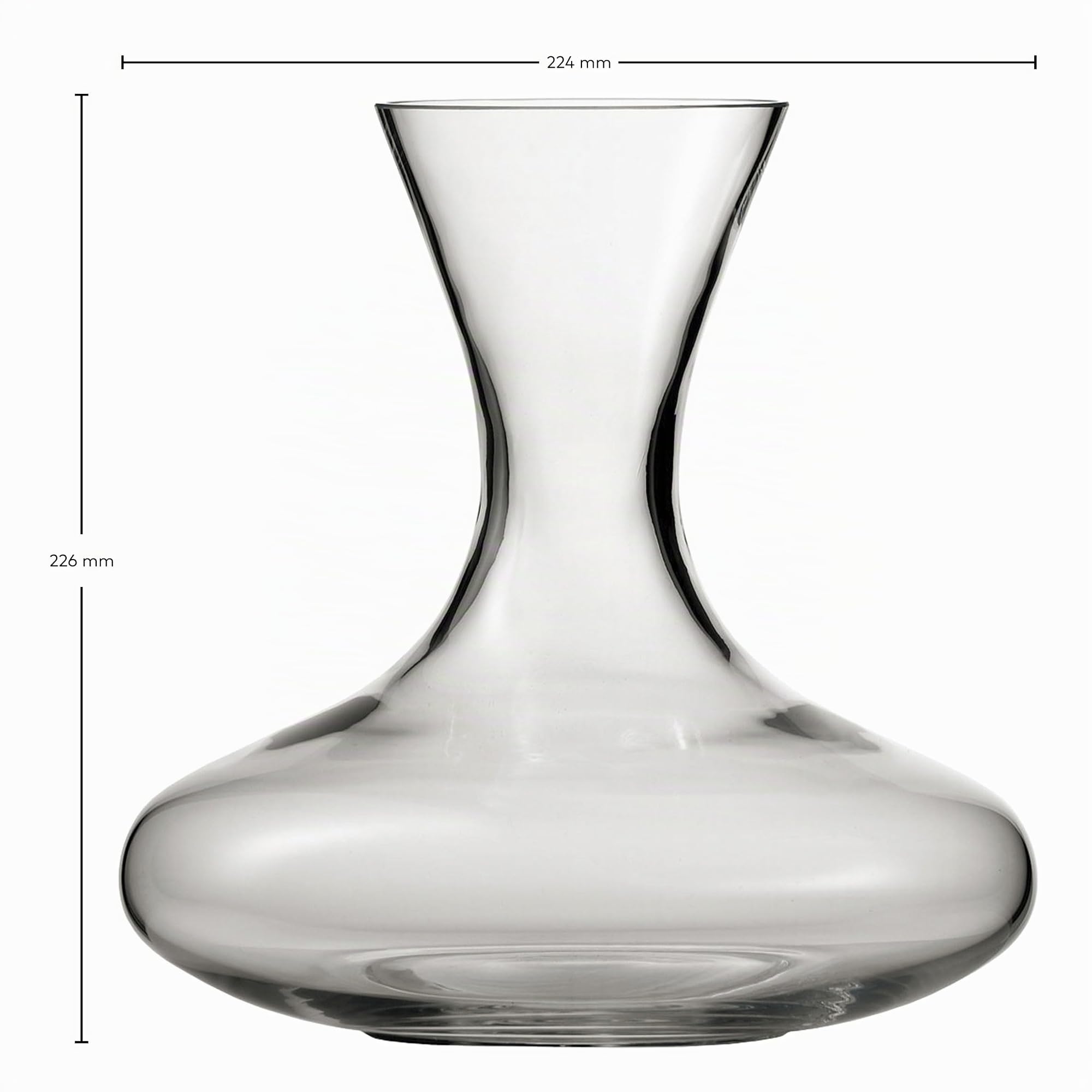 SCHOTT ZWIESEL Decantador Muse (1 unidad), elegante jarra para vino tinto con tecnología Drop Protect, cristal Tritan, fabricado en Alemania (número de referencia 123674)