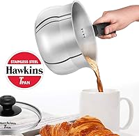 Vista 4 de Hawkins Tpan de acero inoxidable de 1.5L con tapa de cristal