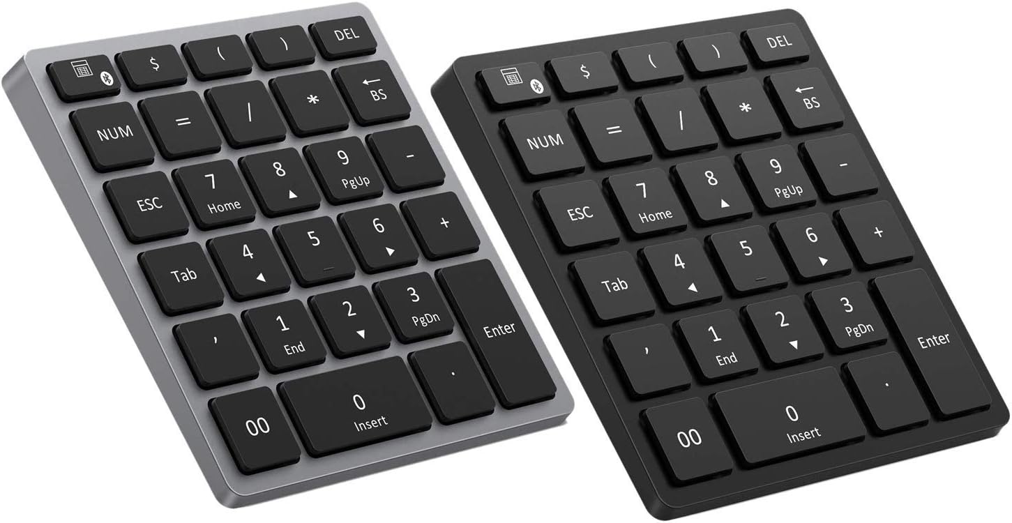 充電式 ポータブル 28キー ナンバーパッド タブレット ノートパソコン ノートパソコン PC デスクトップ用 (グ 【最適】