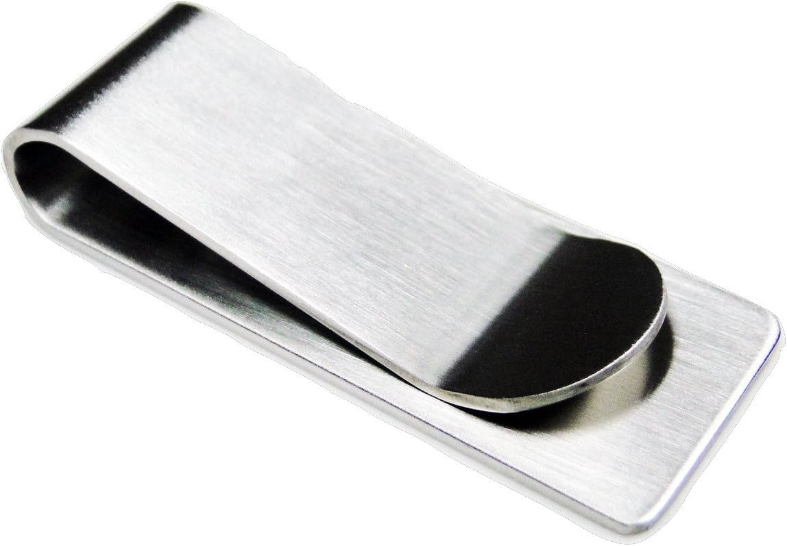 Silver Stainless Steel Slim Money Clip #3