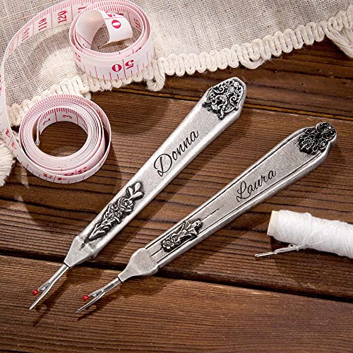 Personalized Name Seam Ripper, Alloy Sewing Tools, Sewing Supply, Retro Design Seam Ripper, Gift for Tailor/Craftsman/Fashion Designer/Mom/Grandma
