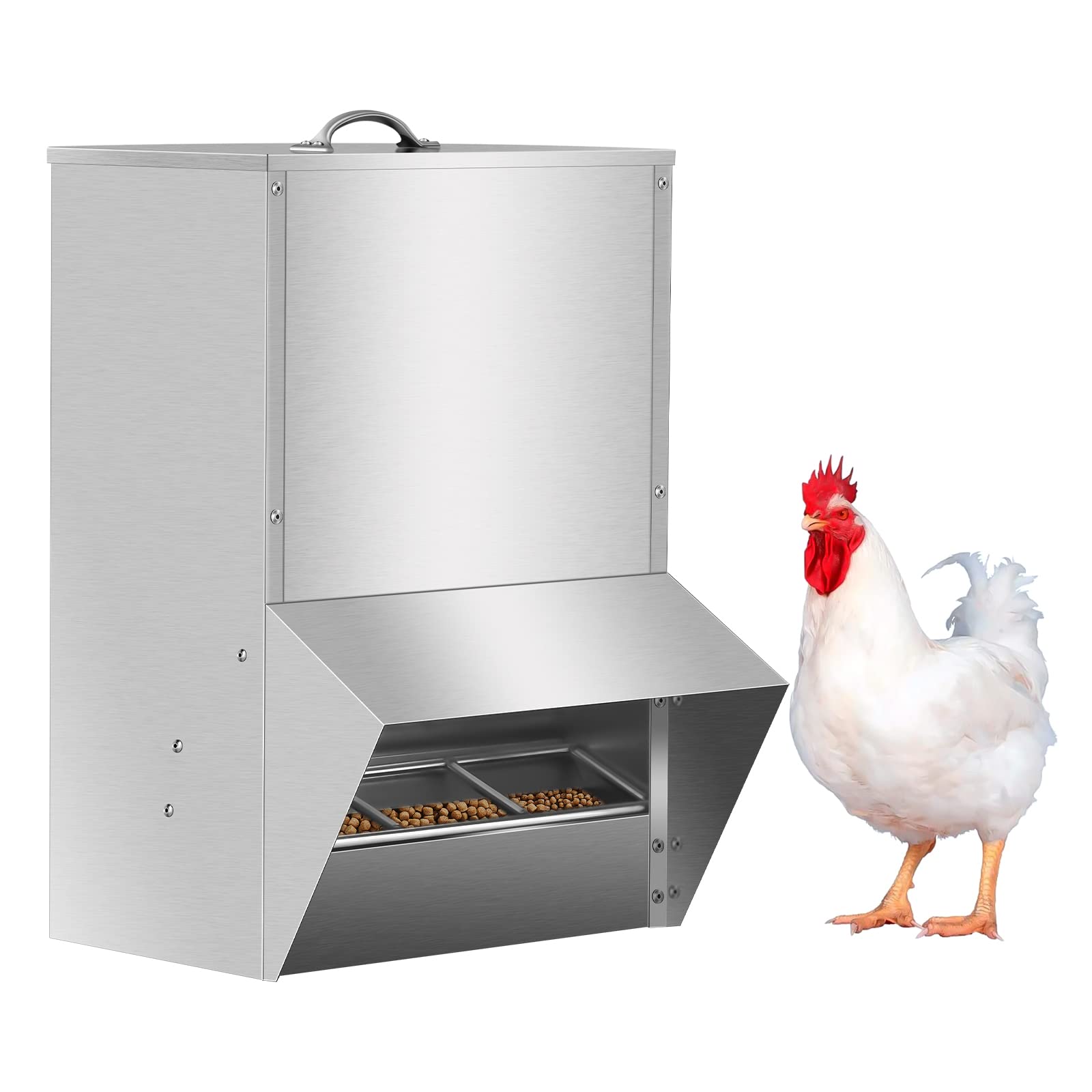 Migoda Galvanized Poultry Feeder 30LB
