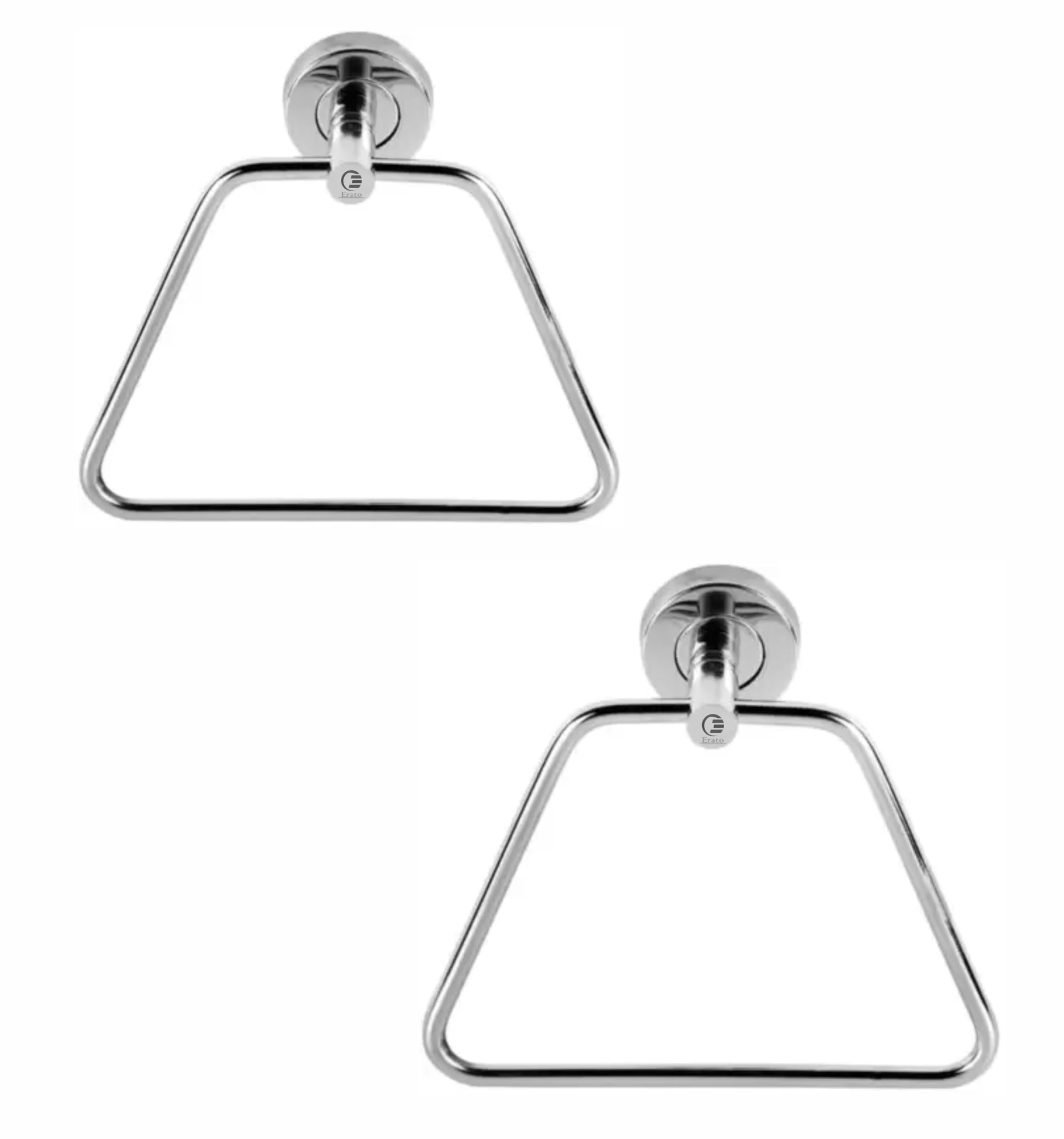 ERATO™ Stainless Steel Towel Napkin Holder for Home/Kitchen/Bathroom Accessories (Stainless Steel, Pck of 2)