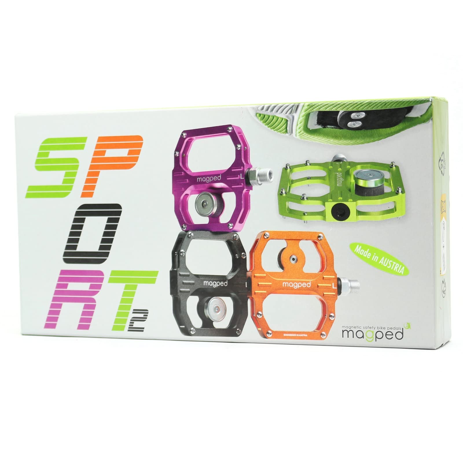 Amazon | MagPed Sport 2 磁気ペダル グレー 200N (2021) | Magped
