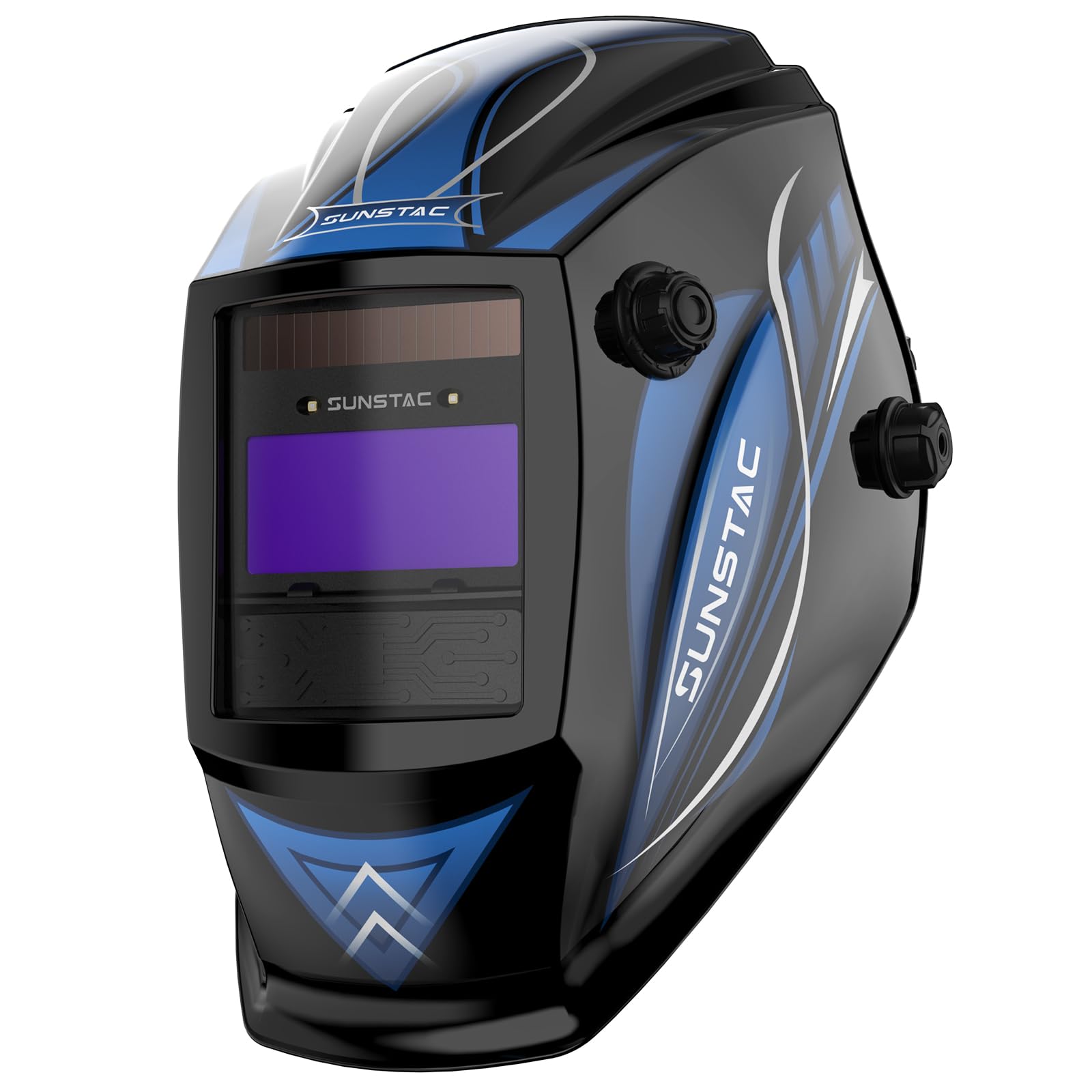 Sunstac Auto-Darkening Welding Helmet, Shade 4/9-13 with Light