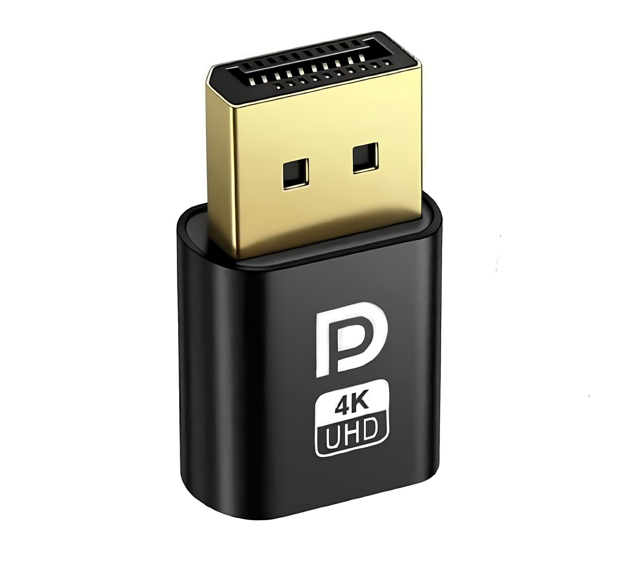 ELECTRO WOLF 4K Displayport dp Dummy Plug Virtual Display Adapter EDID Headless Ghost Emulator Desktop Accessories for PC Graphics Video Card