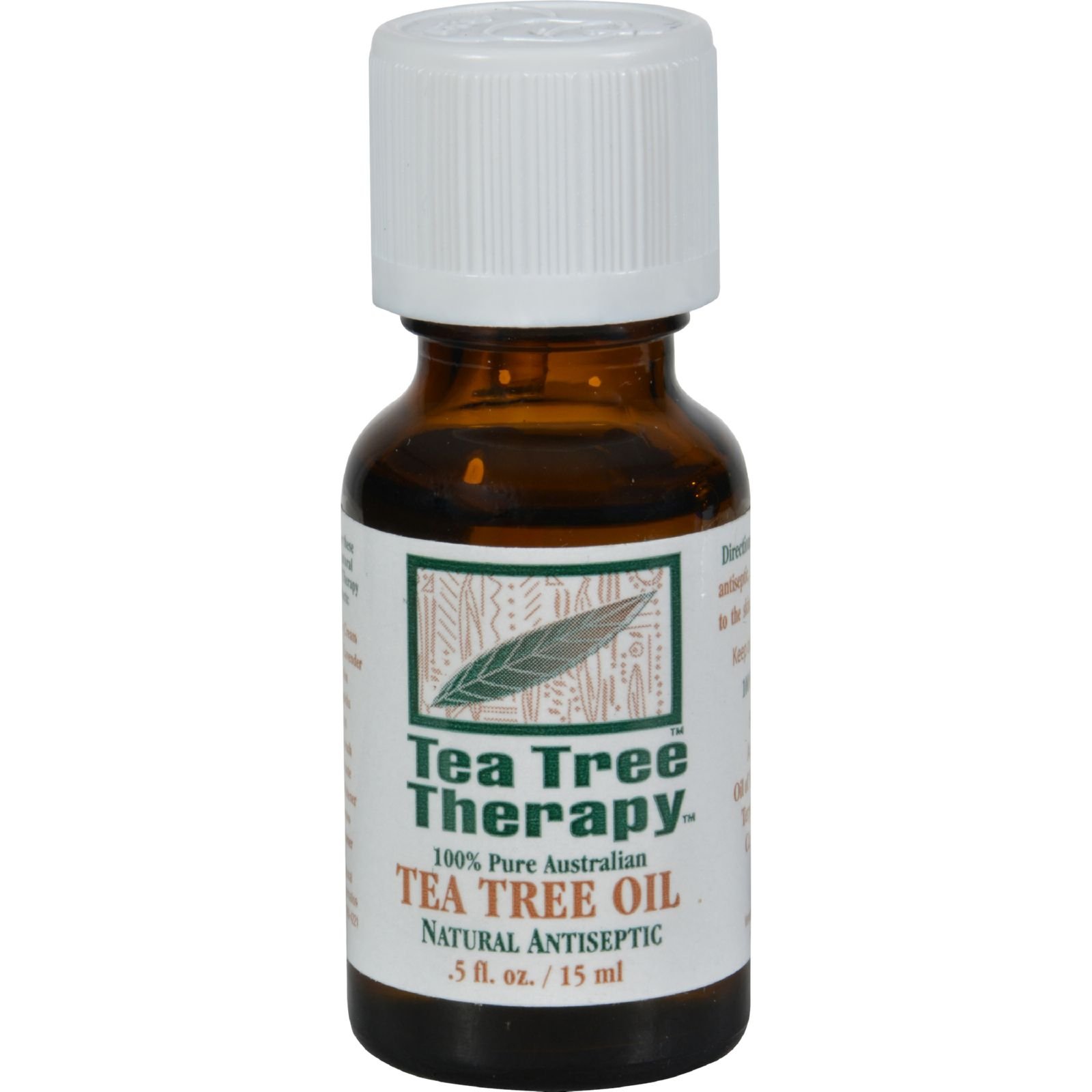 Tea Tree Therapy 100% Pure Australian Tea Tree Oil | 0.5 fl oz (15 ml) | Natural Antiseptic | Therapeutic Grade