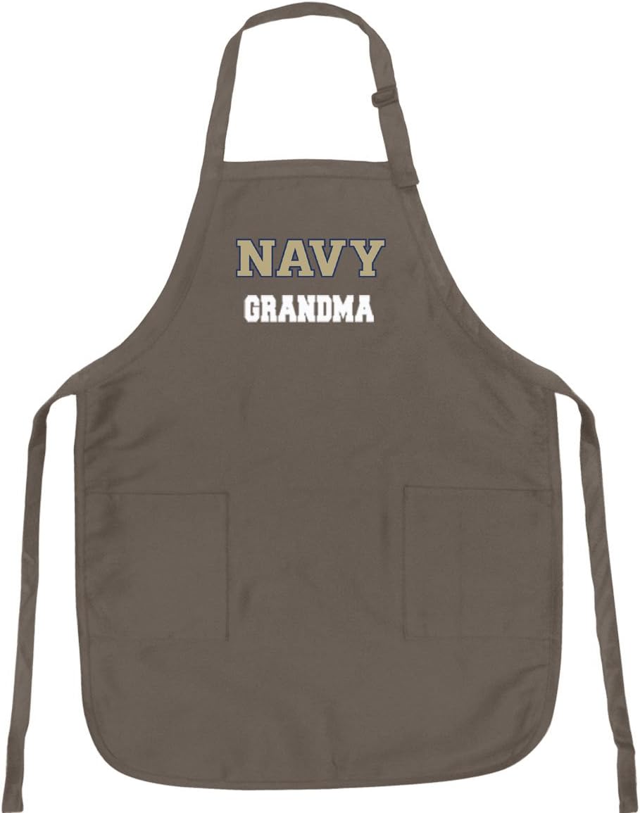 Broad Bay Deluxe Naval Academy Grandma Apron Official Navy USNA Logo Aprons
