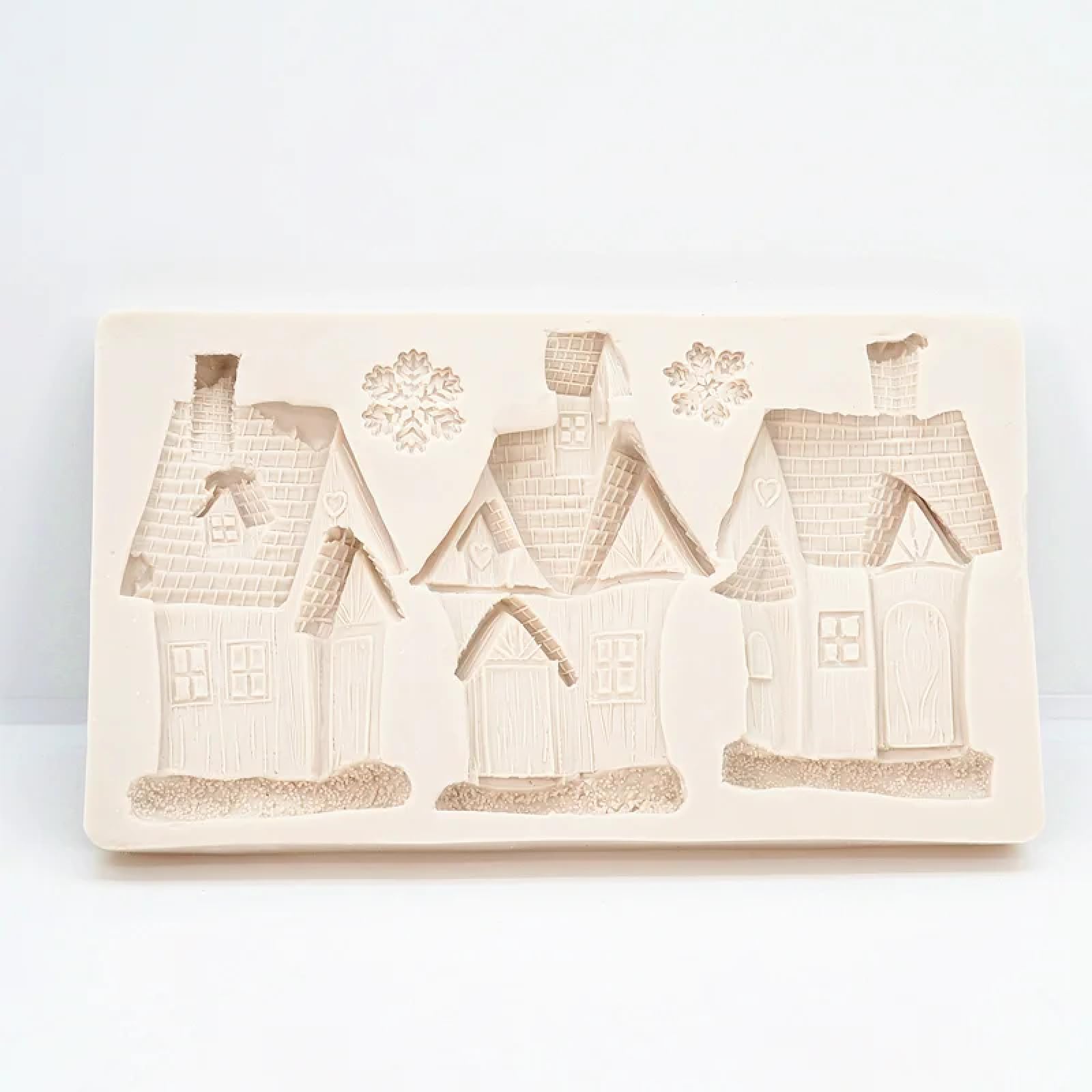 Moldes de silicona para manualidades, molde para tartas, 20,5 x 11,8 x 2 cm, molde de silicona de resina para decoración de postres, decoración de encaje, pasteles de chocolate, fondant