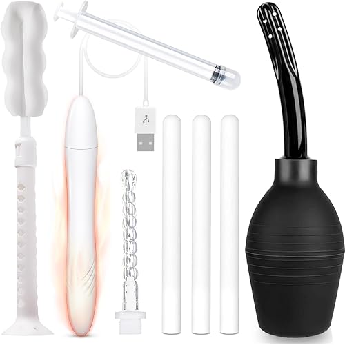 Sex Toy Cleaner Care Kits for Sex Doll Cleaning Male Masturbators, 8 Pcs Pocket Pussy Cleaner Adult Male Toy Heating Rod,Drying Rod,Lube Lubricant Applicator, Cleaning Brush ,Vagina Anal Cleaner