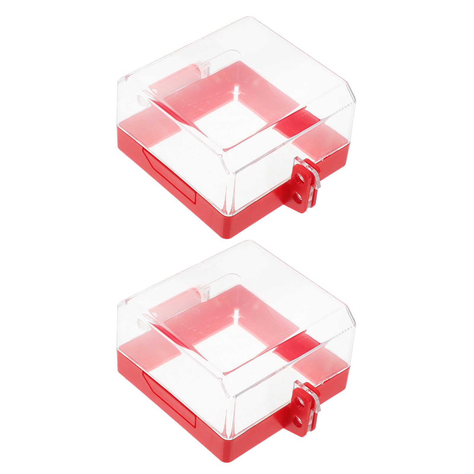 Zerodeko 1 ensemble de couvercles de bouton d'arrêt d'urgence - Couvercle de protection verrouillable pour interrupteur électrique mural - Protection de bouton-poussoir de sortie pour
