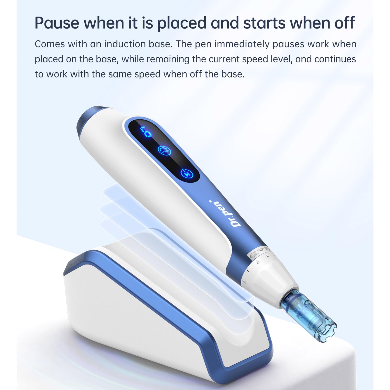Penna per Microneedling Pen Ultima A11, Strumento Wireless per la Cura della Pelle Microrulli - con 20 Cartucce di Ricambio (8PcsX18Pins+6PcsX12Pin+6PcsXNano Round)