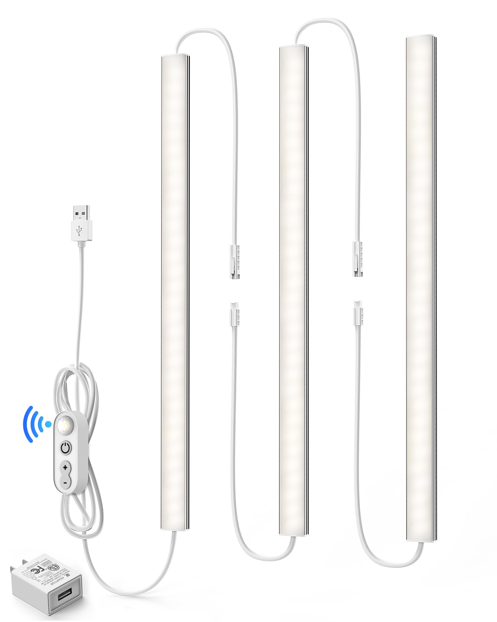 Photo 1 of Vovamo Motion Sensor Under Cabinet Lights 3-Pack