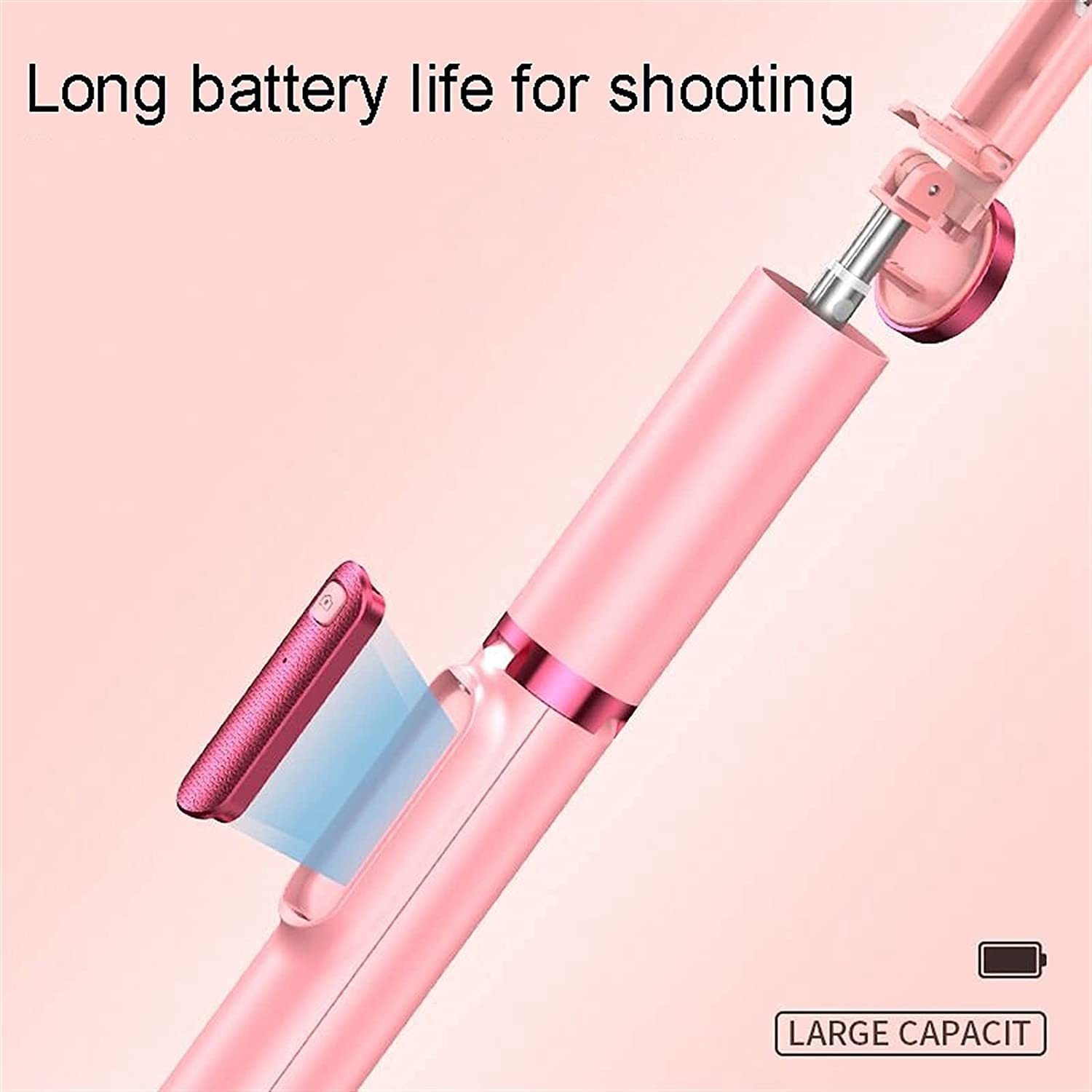 affidabile Selfie Stick Senza Fili Bluetooth Selfie Stick Pieghevole In Lega di Alluminio Treppiede con Telecomando Wireless (Colore: Nero) (Colore: Nero)
