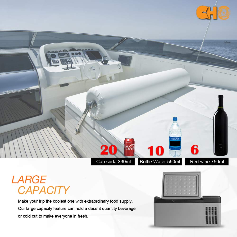 CHO Portable Freezer Cooler AC/DC Compressor Refrigerator Fridge