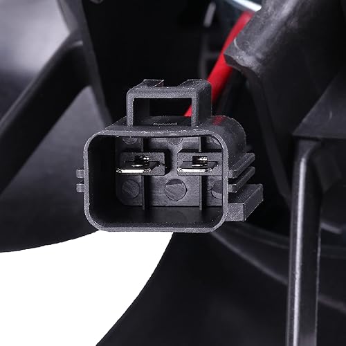 Miniatura 4 de SCITOO Conjunto de motor de ventilador de refrigeración del condensador del radiador GM3115239 compatible con 2010-2017 para Chevrolet Equinox para