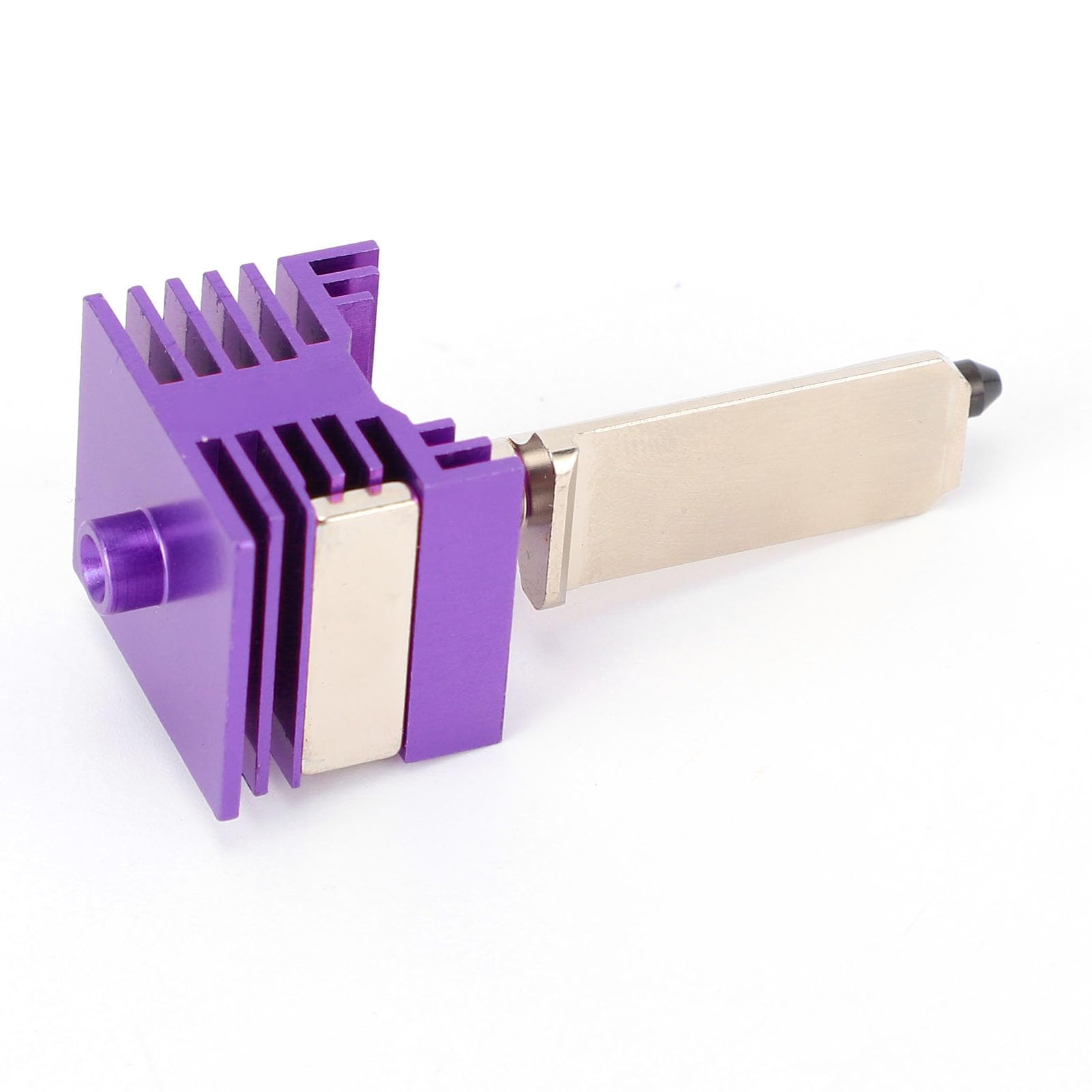 Duokon Kit Hotend de Repuesto Boquilla de Acero Endurecido Recubierta MPVD 0,4 Mm 0,6 Mm 0,8 para Impresora 3D Lab A1 A1 Mini Impresión de Filamento de Fibra de Carbono 572F de Alta Temperatura