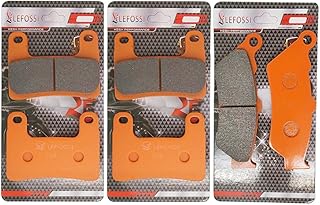 Front Rear Carbon Fiber Brake Pads Compatible with for BMW R1250GS R 1250 GS Adventure Edition Exclusive Rallye 2018-2024 R1250RT R 1250 RT SE LE 2019 2020 2021 2022 2023 2024 FA724F FA209R