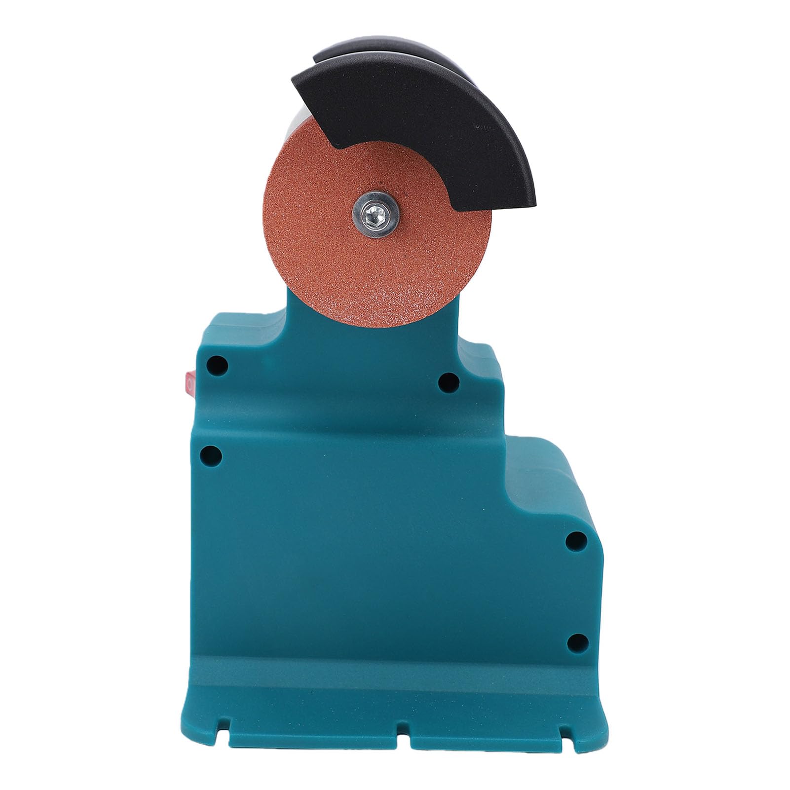 Mini Amoladora de Banco Inalámbrica de 200 W, 7000 RPM con Batería de 2 X 4 Ah y 2 Muelas para Pulir Metales, Afilar y Desbarbar Bordes (Enchufe europeo 100-240 V)