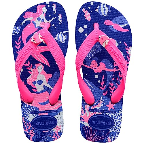 Havaianas Kids Fantasy Flipflop, Marine Blue, 29/30 EU