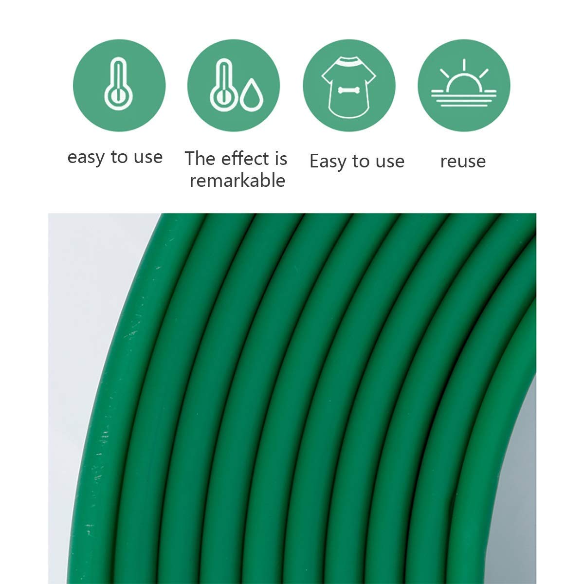 APOE Bordo Flessibile da Giardino in Plastica, Bordatura per Aiuole Lunghezza: 5m 8m 10m 13m 15m 18m 20m, Verde