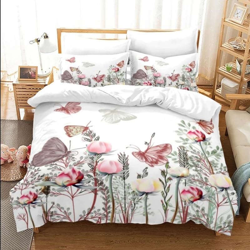 Housse de couette 240 x 260 de qualité supérieure en microfibre 110g/㎡ avec taies