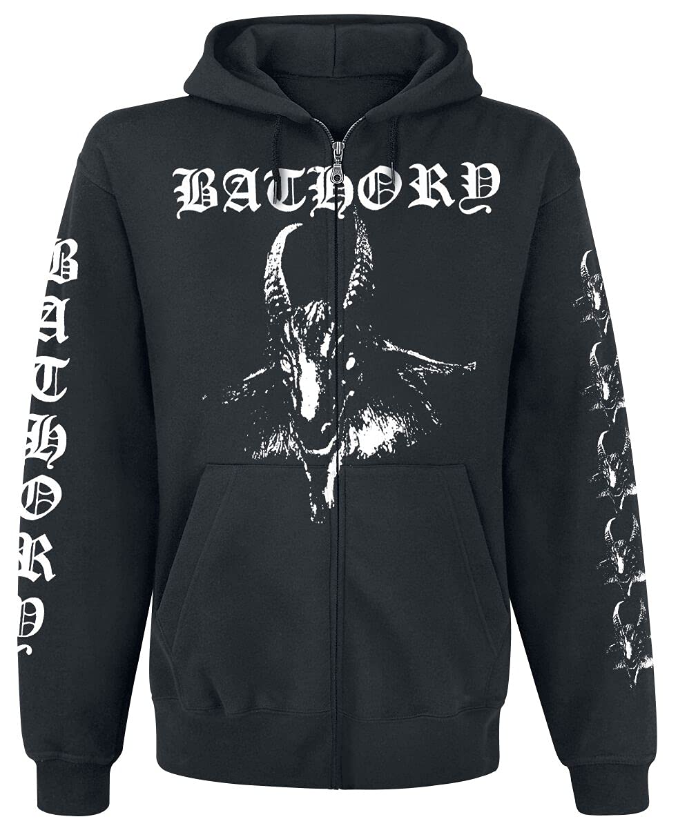 Plastic Head Men's Black Bathory Goat Hswz Sweatshirt Medium