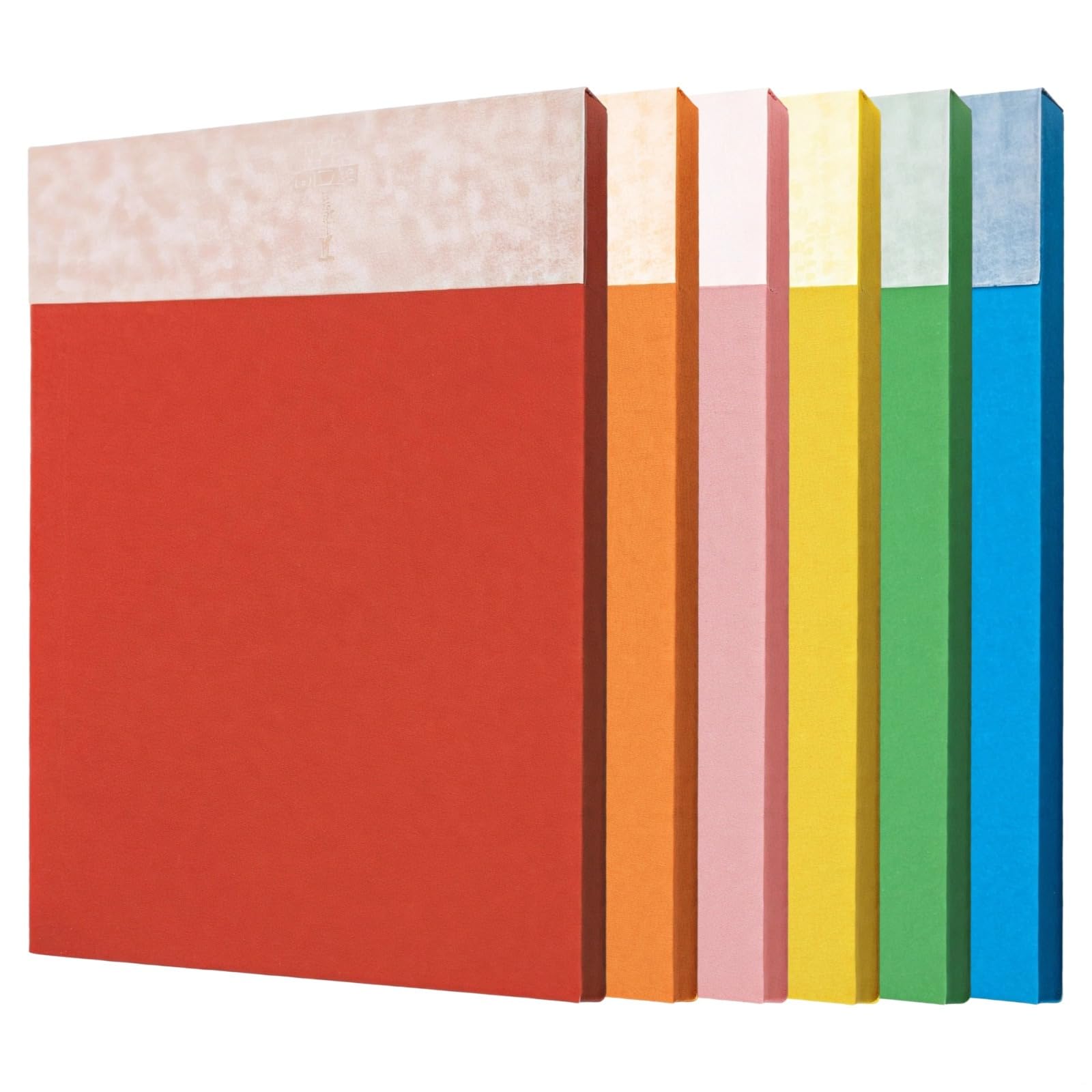 Buntes Notizblock-Set, 6 Stück, Regenbogen-Haftnotizen, Ersatzpapier, Papierschneide-Notizblöcke, DIY, Schreibwaren, Farbe, lebhaft für Zuhause, Schule, Büro, Kunstprojekte, Bastelbedarf