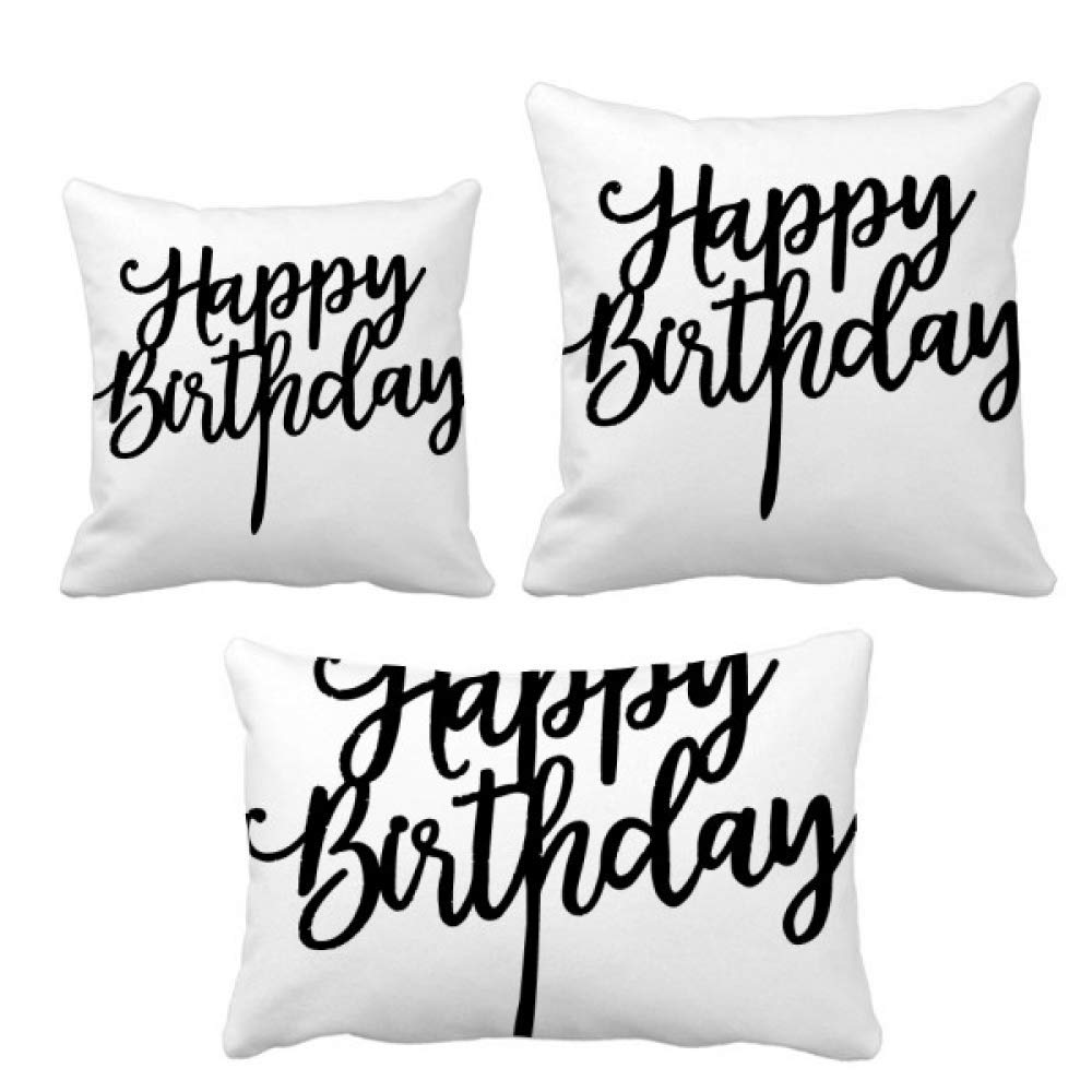 Housse de coussin DIYthinker déco canapé et anniversaire