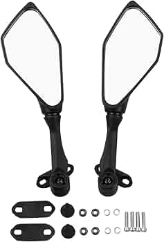 Amazon.com: XFMT Motorcycle Rear View Side Mirrors For Kawasaki