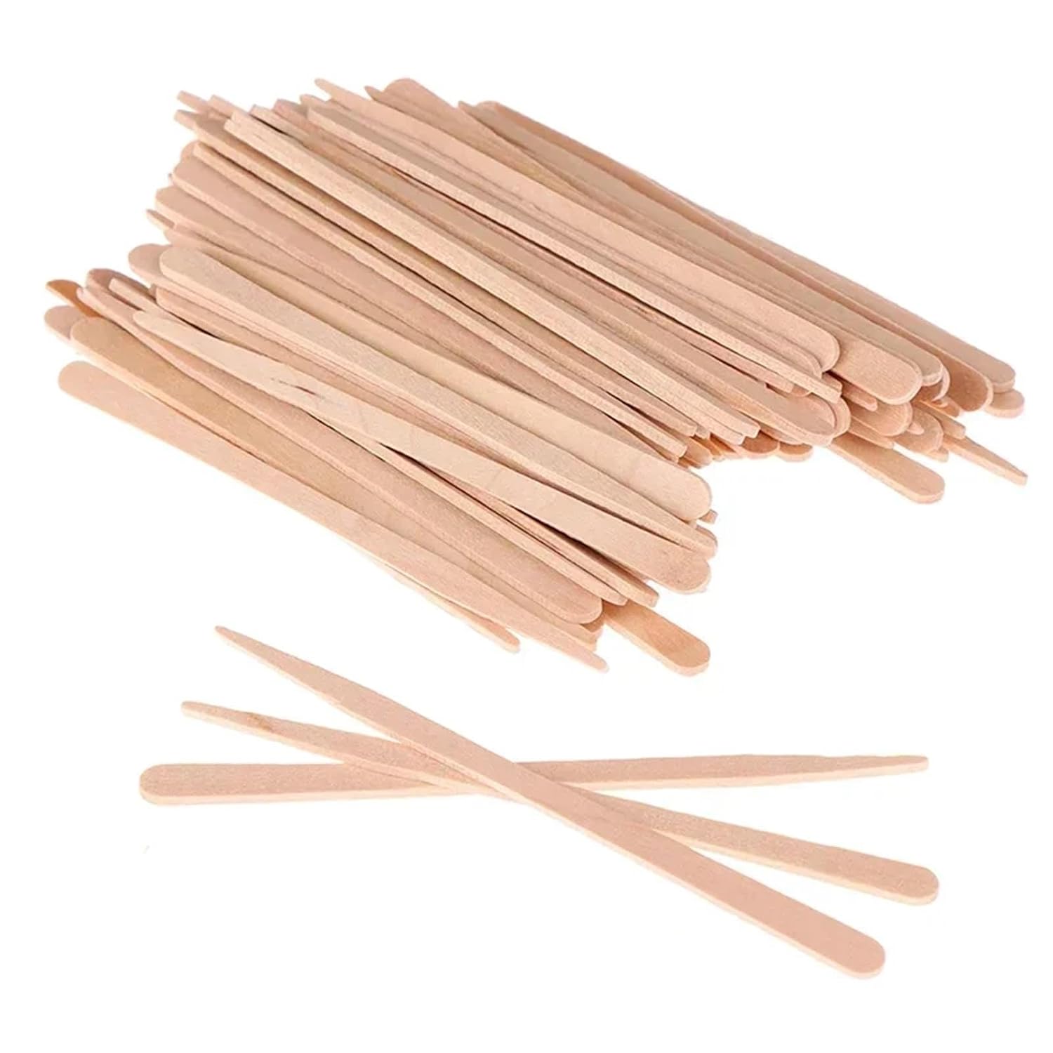 Wooden Wax Stick 1000pcs Disposable Wooden Body Hair Removal Sticks Woman Wax Waxing Sticks Beauty Toiletry Kits Wood Tongue Depressor Spatula For Body Legs Face(1000pcs 8.8CM1)