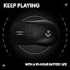 Logitech G PRO X Superlight 2 DEX Lightspeed Wireless Gaming Mouse, 60g Pro-Grade Lightweight Mouse with 5 Programmable Buttons, 44k DPI Sensor, 8K Polling, USB-C Charging, for PC/Mac - Black