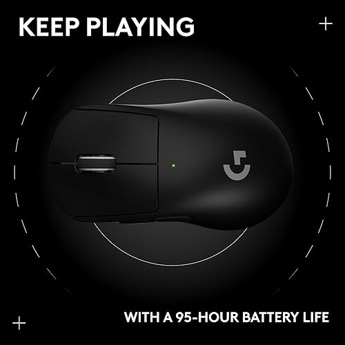 Miniatura 14 de Logitech G PRO X Superlight 2 DEX Lightspeed - Mouse inalámbrico para juegos, 2.12 onzas, calidad profesional con 5 botones programables, carga
