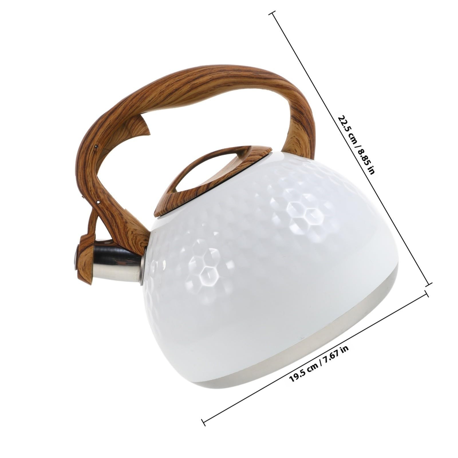 Hervidor de Agua Silbante de Acero Inoxidable 3l para Cocina