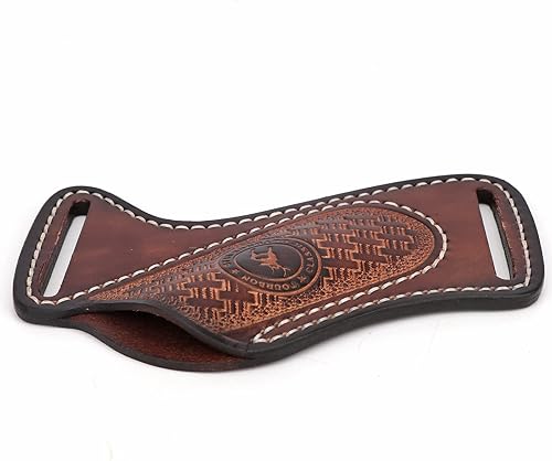 Miniatura 3 de Tourbon Leather Knife Sheath for Belt Pocket Folding Knife Holder Compact Draw Knifes Carrier EDC Tools Holster