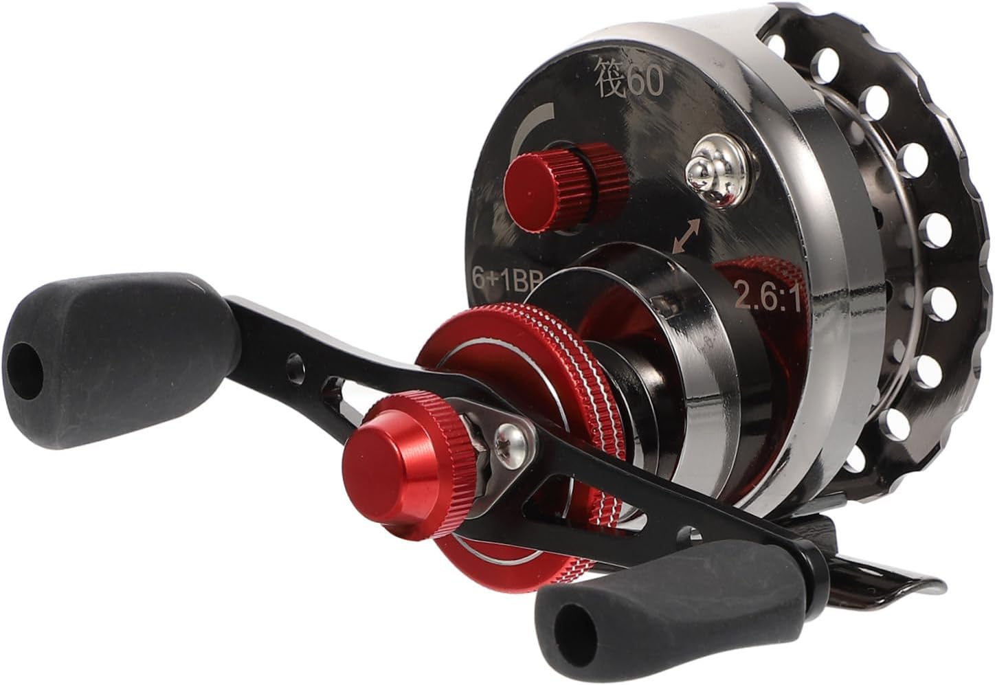 Ice Fishing Reel Strong Lightweight Portable Ergonomic Handle for Comfortable Fishing Experience