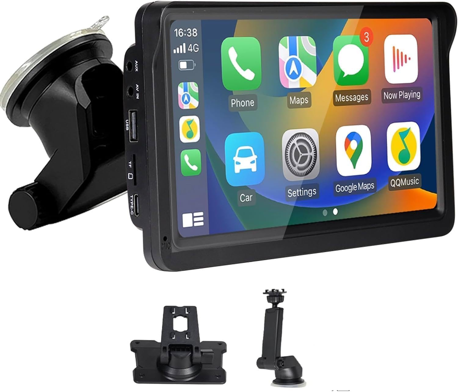 Amazon.com: Wireless Car Stereo with Apple Carplay/Android Auto ...