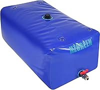 HZGREEN 500L/130 Gallon Foldable Water Bladder - Portable Durable Tank for Camping, Irrigation & Emergency Storage