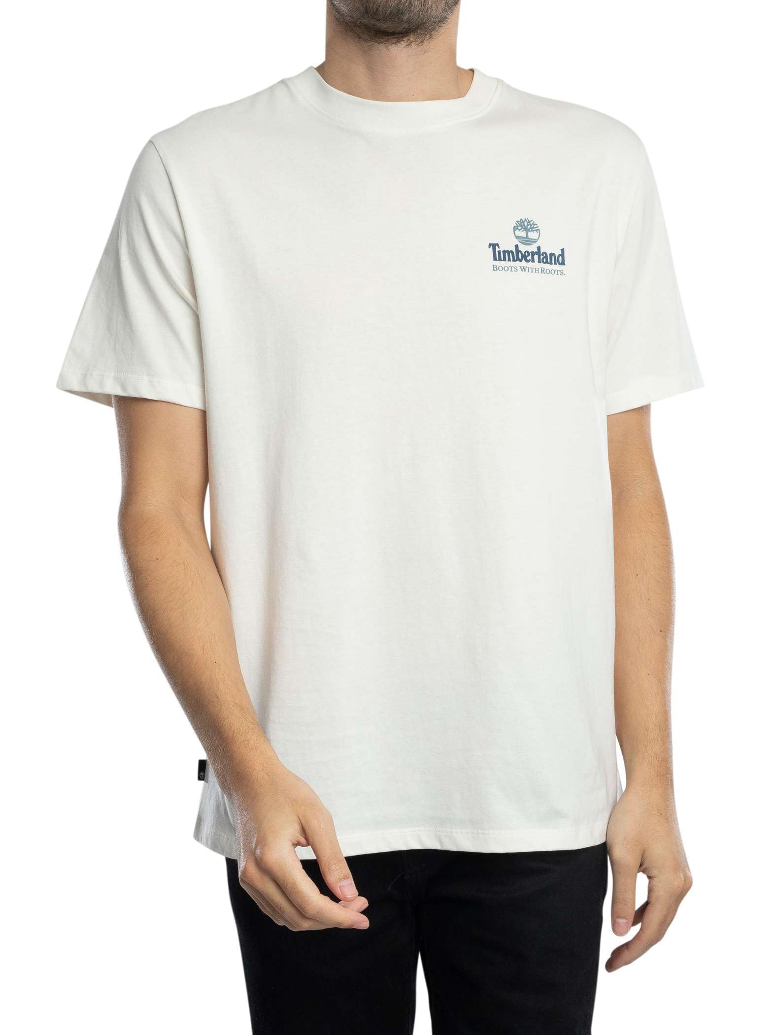Timberland Men's Logo Graphic T-Shirt - White - S