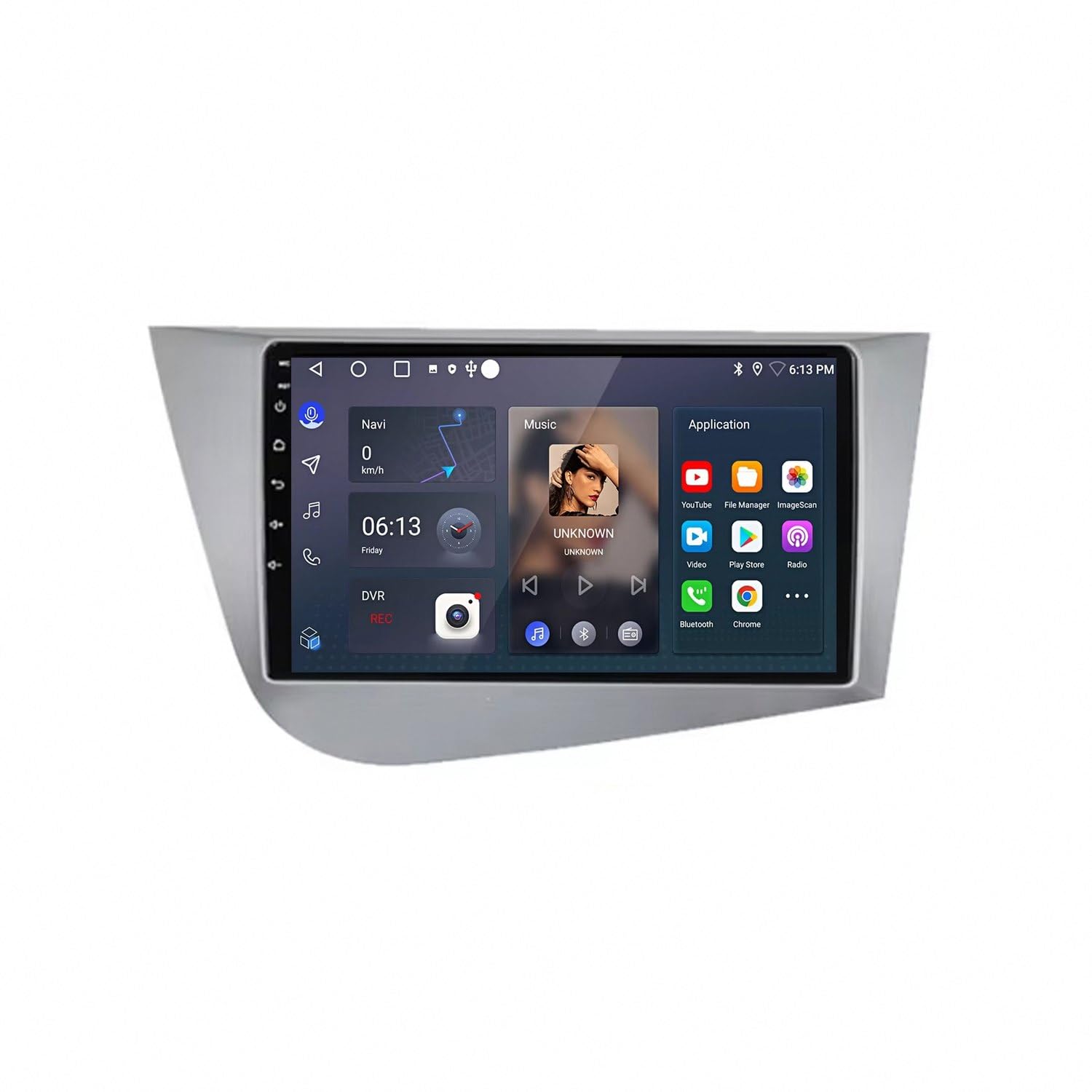 Radio coche 2 DIN Seat Leon 2 MK2 2005-2012 con navegación GPS y Bluetooth 8
