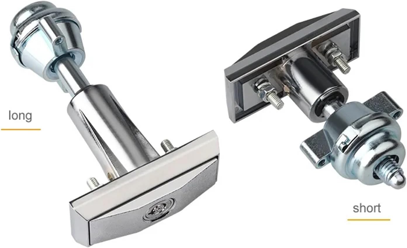 T-Shape Cabinet Lock Lock for Vending Machine Booth Game Machine ATM Machine Smart Terminal Handle Locks Cabinet Lock 1Pcs(Long)