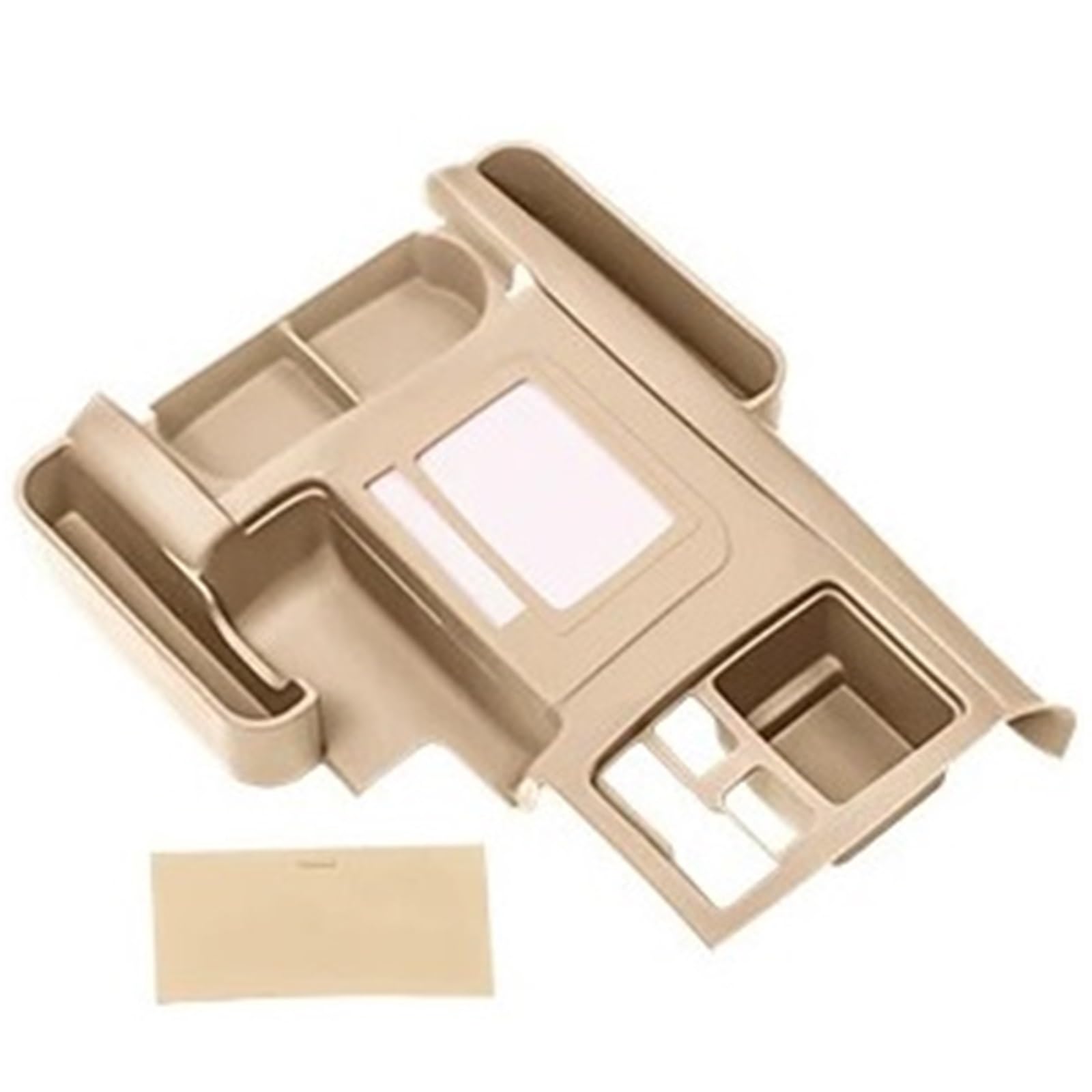 Consola Central Apoyabrazos Funda protectora de silicona para consola central, compatible con Toyota Prado 150 LC150 2010-2023.(2010-2017 56AT Beige)
