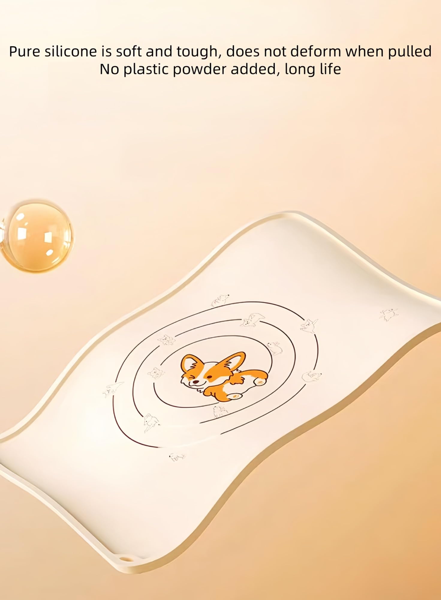 Tapis de pâtisserie en silicone - Tapis de cuisson anti-adhésif extra épais avec mesure - Tapis de pétrissage antidérapant pour la cuisson et la préparation de la pâte