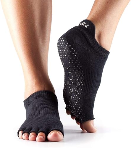 Calcetines ToeSox de mujer con dedos descubiertos taloneros antideslizantes para ballet yoga pilates ejercicios en barra Calcetines ToeSox de mujer con dedos descubiertos taloneros antideslizantes para ballet yoga pilates ejercicios en barra