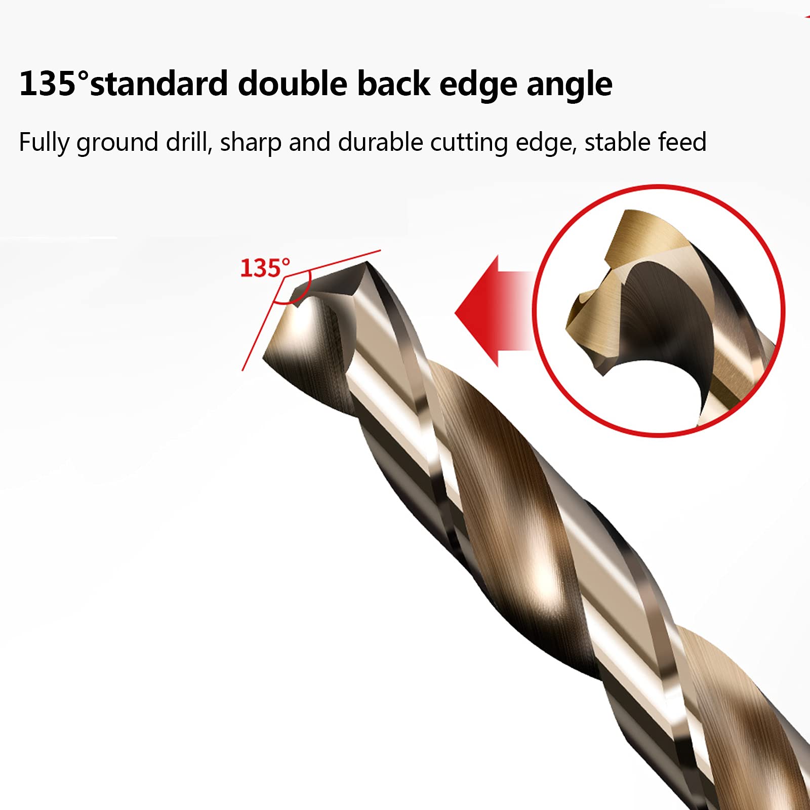 Amazon.com: Cobalt High Speed Steel Twist Drill Bit with Straight