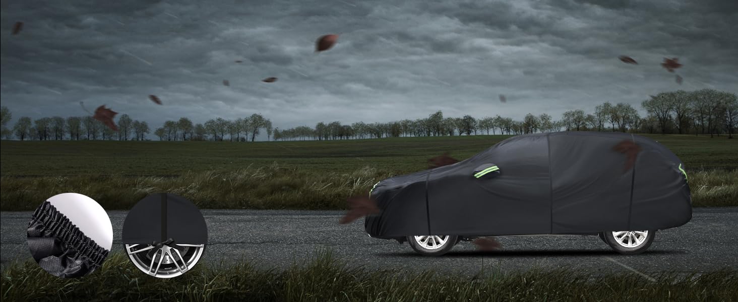 Car Cover Custom Fit for Toyota RAV4 1996-2025 Honda CRV 1997-2025 6 Layers Truck Cover Waterproof All Weather — view 8