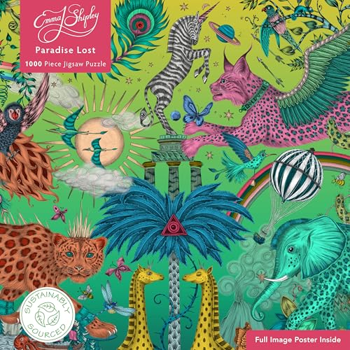 Emma J Shipley Paradise Lost Jigsaw Puzzle: 1000-pieces Ethical, Sustainable, Earth-Friendly