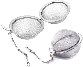 Orret Home Metal Top  ay S zgeci,Topuz  ay Filtresi,Bitki Ve Ye il  ay  in Paslanmaz S zge ,Barda a As labilir Topuz  ay S zgeci