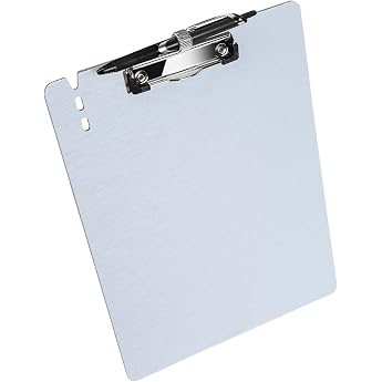 Clipboard A4 Clipboard with Pen Holder and Low Profile Clip